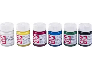 plakkaatverf Extra Fijn 16 ml set van 6 assorti - 1
