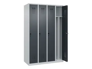 locker voor scheiding van kleding,HxBxD 1850x1200x500mm,4vak - 1