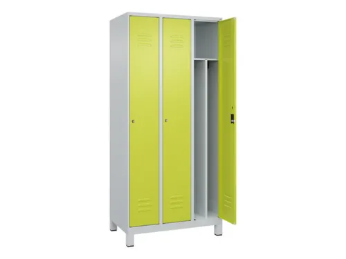 locker voor scheiding van kleding,HxBxD 1950x900x500mm,3vak