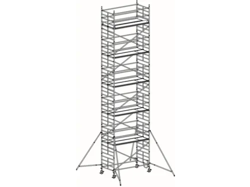 rolsteiger,reik H 12,4m,steiger H 11,64m,5platform(s),m. luik