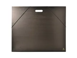 Tekenmap Kraft zwart handv/elast 59x72cm