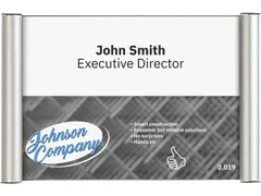 Deurbord Seco A4 zilver 26mm profiel