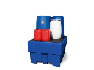 opvangbak,v. 1xIBC,opvangvol. 1000l,HxBxD 895x1280x1660mm - 2