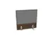 panneau de rehausse,p. table de bureau,NV brun caryer,BN8078-gris