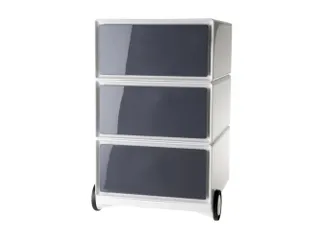 mobiel ladeblok,HxBxD 642x390x436mm,3lade(n),romp wit,front antraciet - 1