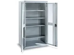 zwaarlastkast met openslaande deuren,HxBxD 1950x1100x641mm,lak RAL7035