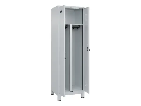 PBM-locker,HxBxD 1950x600x500mm,2vak,vak B 300mm,draaigrendel