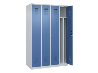 locker voor scheiding van kleding,HxBxD 1850x1200x500mm,4vak - 1