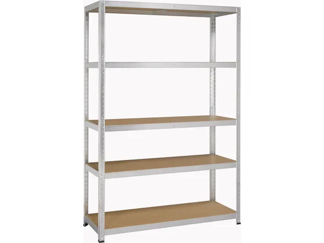 Rek Strong Gegalvaniseerd 175kg 176x120x40cm 5 Legborden