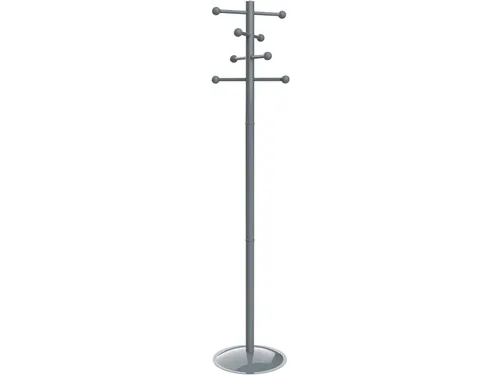 Kapstok MAULsaphir Lite standvoet 171cm grijsmetaal 8 haken