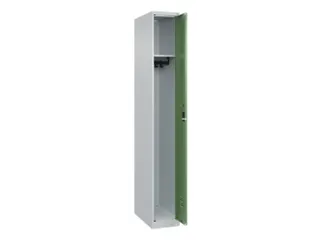 locker,HxBxD 1850x250x500mm,1vak,vak B 250mm,cil.-slot,staand op vloer - 1