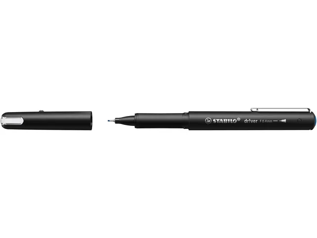 Fineliner STABILO dr!ver Fijne punt 0.4 mm Blauw
