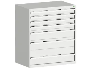 ladekast HxBxD 1200x1050x650mm 7laden RAL7035 - 2