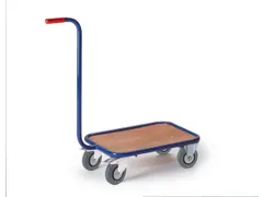 rolplateau met duwstang,draagverm. 200kg,laadvl. LxB 600x500mm