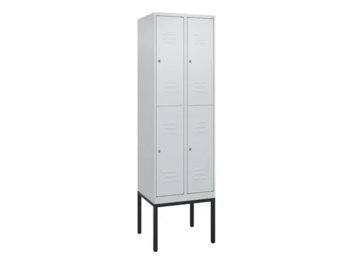 dubbeldekse locker,HxBxD 2120x600x500mm,2x2vak.,vak B 300mm