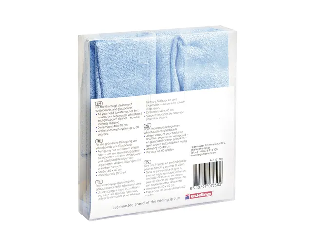 Microvezeldoek Legamaster 40x40cm 2 stuks