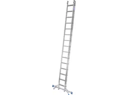 schuifladder,2x15,sporten,balk L 4,4-7,75m,2-dlg.,aluminium