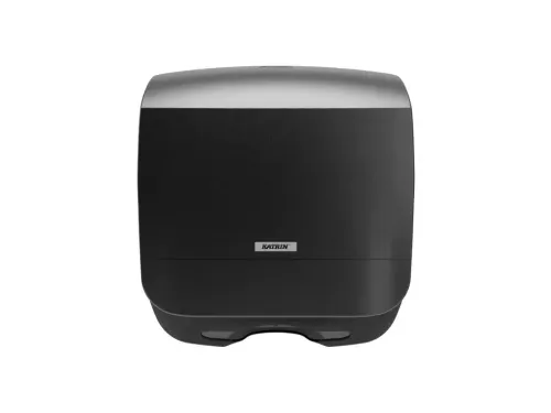 Handdoekdispenser Katrin 88966 klein zwart