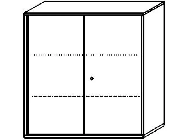 kantoorkast,HxBxD 1150x1000x430mm,decor romp beuken,decor front noten
