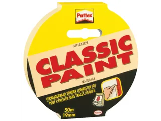 Afplaktape Pattex Classic 19mmx50m creme - 1