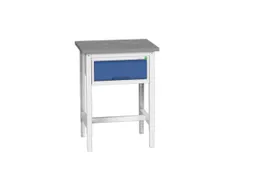 werkbank,HxBxD 780-930x700x600mm,linoleumblad,4voeten