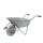 kruiwagen,80l,HxBxD 620x590x1450mm,staal-bak,grijs,staal,PU-banden
