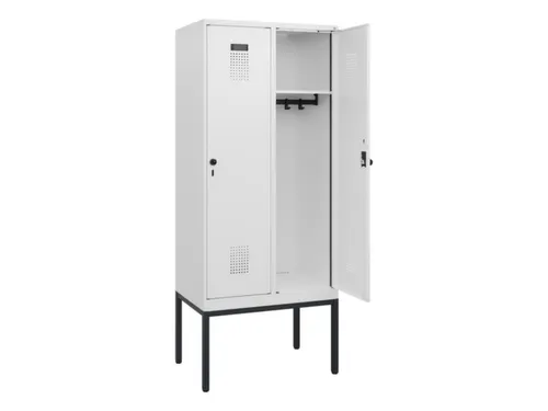 schoollocker,HxBxD 1950x800x500mm,2vak,vak B 400mm,draaigrendel