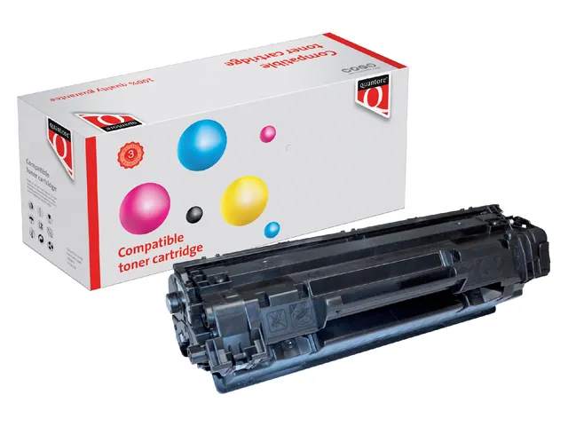 Tonercartridge Quantore alternatief tbv Canon 737/HP CF283X zwart