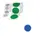 Brother LTZ15100FPEL, Blauw, Cirkel, 10 cm, 250 stuk(s)