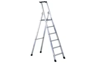 Boktrap Aluminium H 1 26M L 2 32M 6Treden Incl. Platform - 2