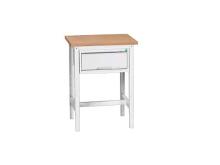 werkbank,HxBxD 780-930x700x600mm,multiplexblad,4voeten - 1