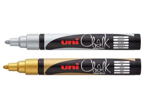 Krijtstift Uni-ball chalk rond 1.8-2.5mm goud