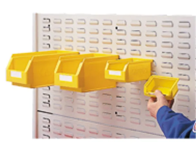 Rayonnage Mobile Hxlxp 1230X1000X500Mm Double Face 152Bacs À Bec