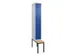 locker voor scheiding van kleding,HxBxD 2120x300x815mm,1vak