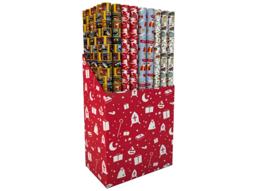 Geschenkpapier Sint 200x70cm SW 31x700x31mm