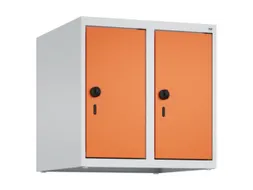 opzetkast,v. locker,2vak.,vak B 250mm,HxBxD 500x500x500mm,vleugeldeur