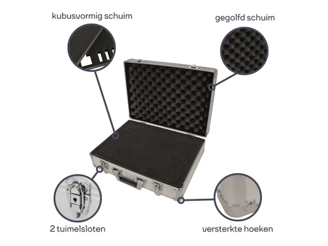 Valise À Outils En Aluminium - 455x330x152mm - 22,8 L