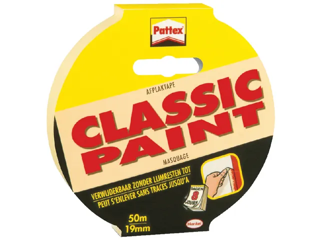 Afplaktape Pattex Classic 19mmx50m creme