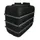 Opslagtank Ruimtebesparend Pe Hxlxb 1650X1870X1000Mm 2500 Liter Zwart