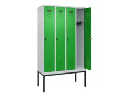 locker,HxBxD 2120x1200x500mm,4vak,vak B 300mm,draaigrendel