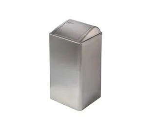 Afvalbak Rvs 65 Liter Met Push Klep - 1