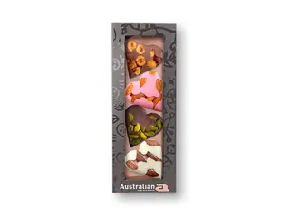 Chocolade Australian hartjes doos 4 stuks - 2