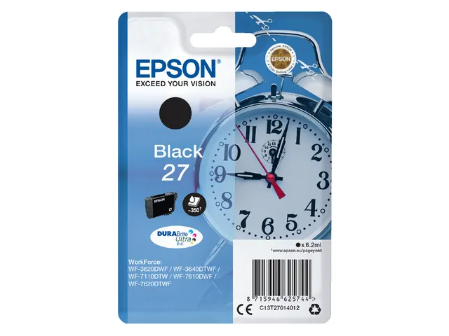 Inktcartridge Epson 27 T2701 Zwart C13T27014012