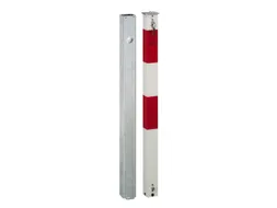 Verdwijnende Afzetpaal Aluminium H 900Mm Vierkant 70X70Mm Bodemhuls