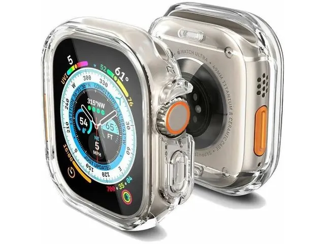 Spigen Case ACS05459 Watch Ultra 2/1 49mm Case Ultra Hybrid Crystal Cl