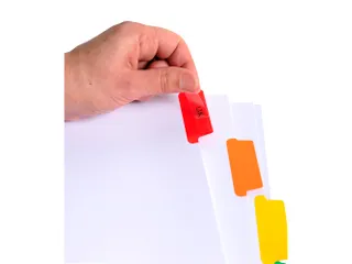 Tabbladen Witte Karton Kreatabs Personaliseerbaar 6-Delig A4 11-Gaats - 7