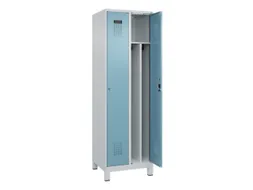 locker voor scheiding van kleding,HxBxD 1950x600x500mm,2vak