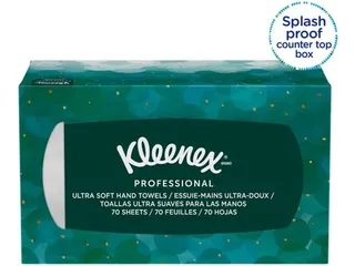 Kleenex Ultra Soft Pop-Up Handdoek 1-laags wit 25,4x22,6cm 18x70st - 3