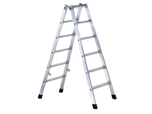 Boktrap Aluminium L 1 37M 2X6Treden Dubbelzijdig Uitvoering Nl