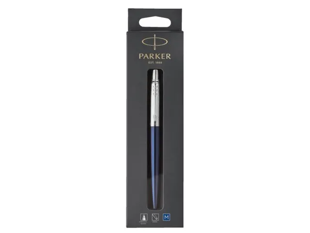 Balpen Parker Jotter Royal blue CT medium op blister